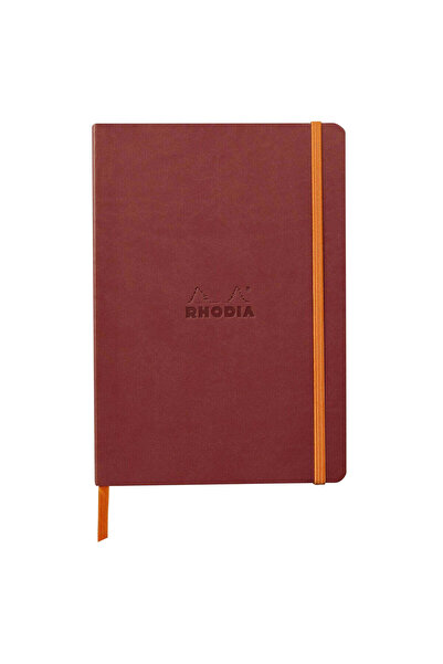 Rhodia Notebook A5, 80 sheets, dictando, softcover, ivory 90 g/m², Rhodiorama, nacre