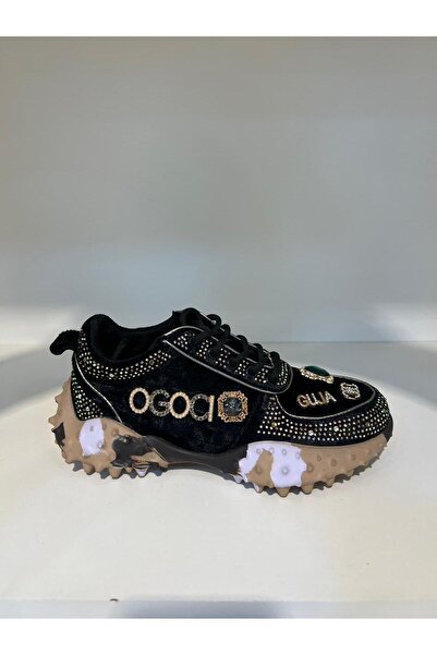 Guja 25Y338-4 Kadın Taşlı Sneaker Ayakkabı