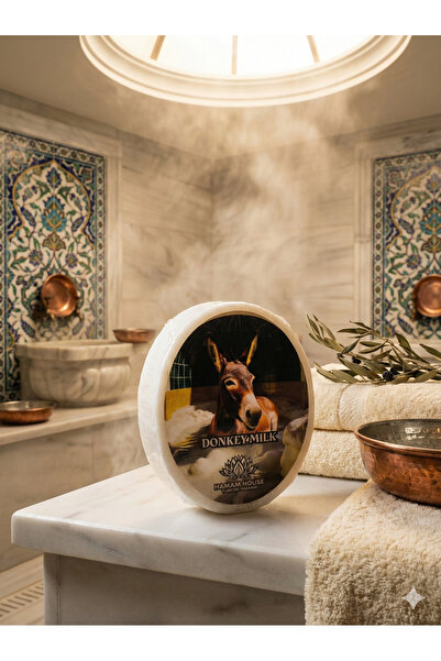 HAMAM HOUSE TURKISH HAMAM Natural Sponge Soap with Donkey Milk