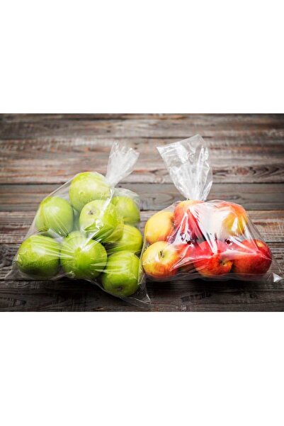 PLASTTY NAYLON Şeffaf TORBA(ŞEKER,BAKİLYAT,BUZDOLABI,MUTFAK POŞETİ) 20X30CM KALIN BAKKALİYE TORBASI(1kG)