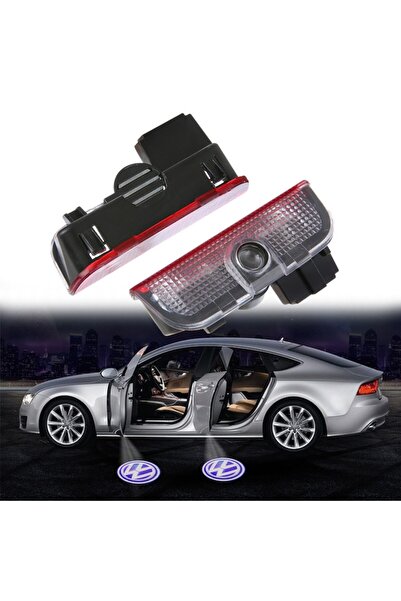 GizMondo Set of 2 door logo lamps, holograms VW Tiguan, Touareg, CC, Golf 5, 6, 7, Jetta MK5, MK6, MK7