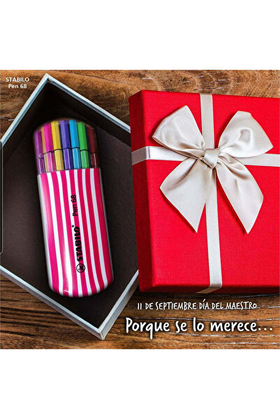 Stabilo Pen 68 markers, 20 colors / set, Zebra fuchsia