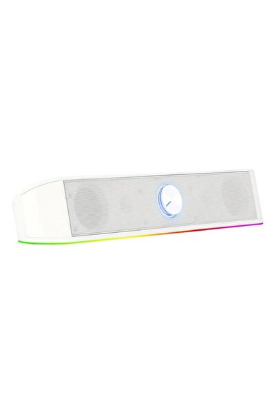 REDRAGON Soundbar Adiemus alb iluminare RGB