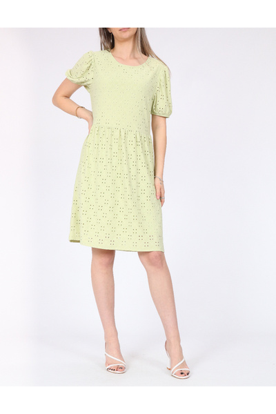 PIECES Short dress, Green