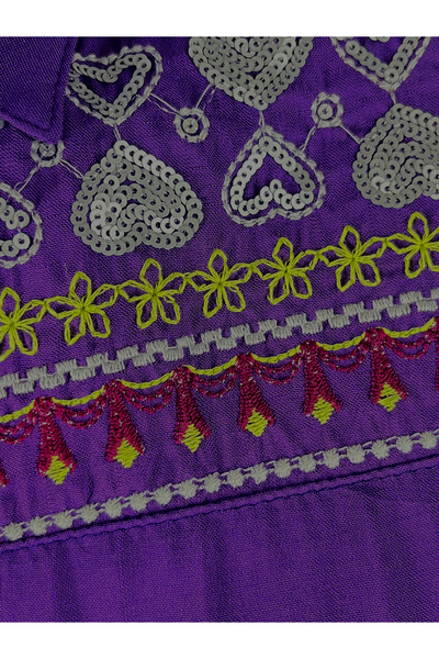 dml giyim Sleeveless Linen Blouse with Embellishment Details