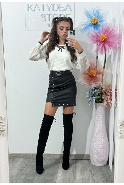 KATYDEA STORE Fustă Carla din piele ecologică