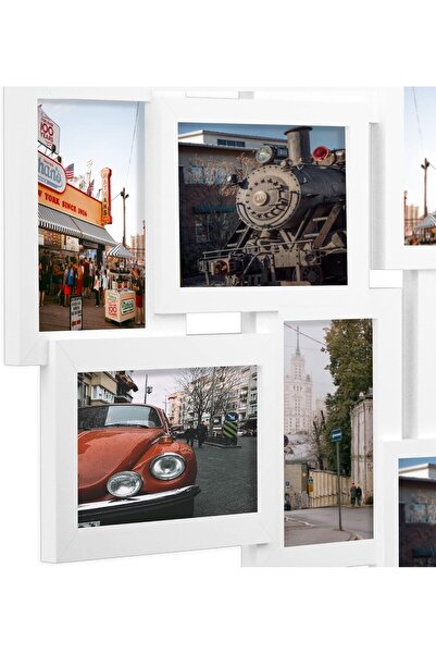 TOYBY 12-Opening 4x6 Photo Collage Frame - White