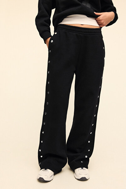 Stradivarius Stud-detail jogger trousers