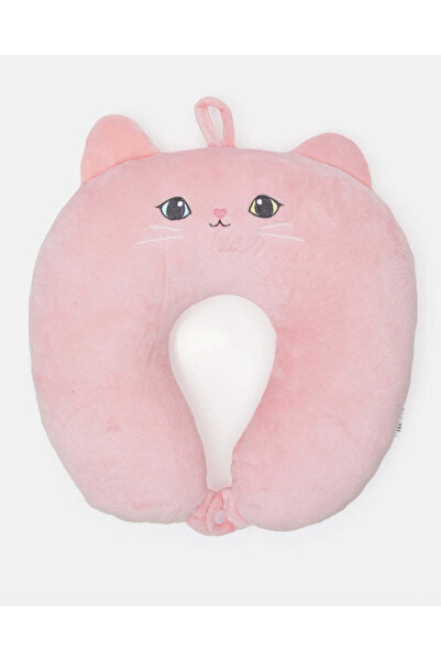 REDTAG وسادة رقبة للسفر للأطفال مزينة باللون الوردي