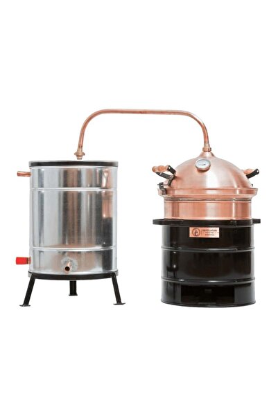 Destilatori Tuica Boiler 35 Liters, Mixer, Firebox for Gas Burner