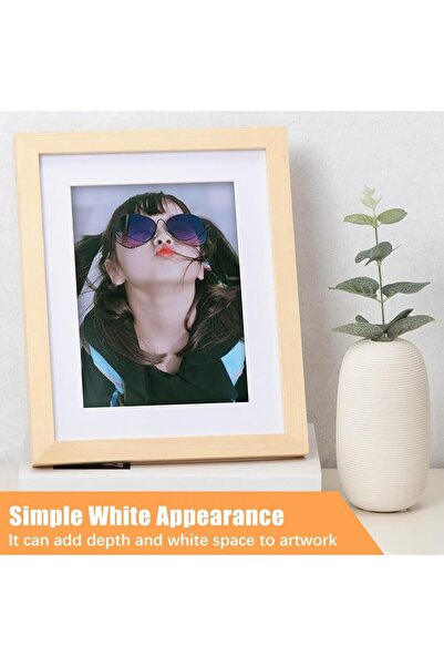 EXCEFORE 12Pcs A3 White Photo Mounts (Fits A4 Pictures)