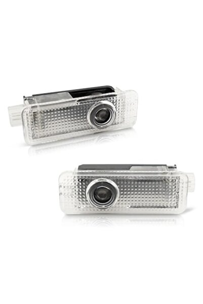 GizMondo Set de 2 proiectoare LED cu logo pentru uși, compatibile cu BMW Seri...