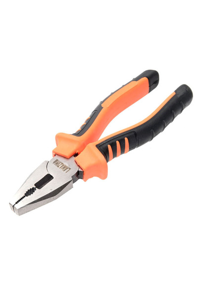 Lawazim كماشة مركبة مقاس 8 بوصات - كماشة خطوط بمقبض مطاطي للأعمال الكهربائية