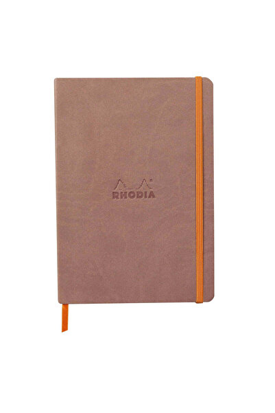 Rhodia Rhodiorama A5 Notebook, 80 Sheets, Softcover, Ivory 90 g/m², Rosewood