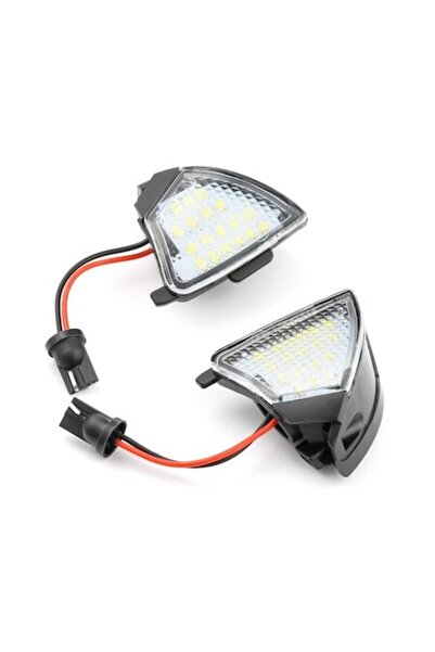 GizMondo Set of 2 Mirror Puddle Lights compatible Volkswagen Golf 5/Golf 5 Plus/Eos/Jetta/Passat/Sharan -