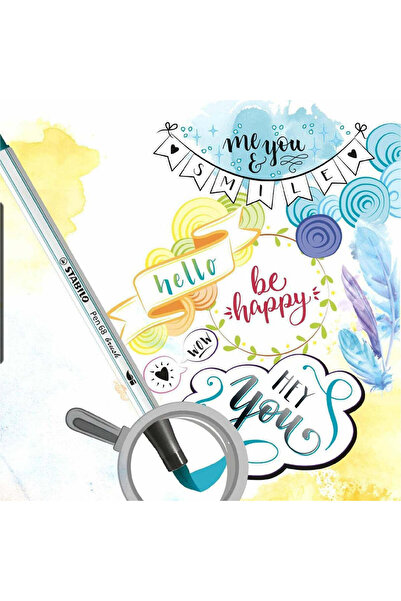 Stabilo Pen 68 Brush, brush tip, 24 colors / set