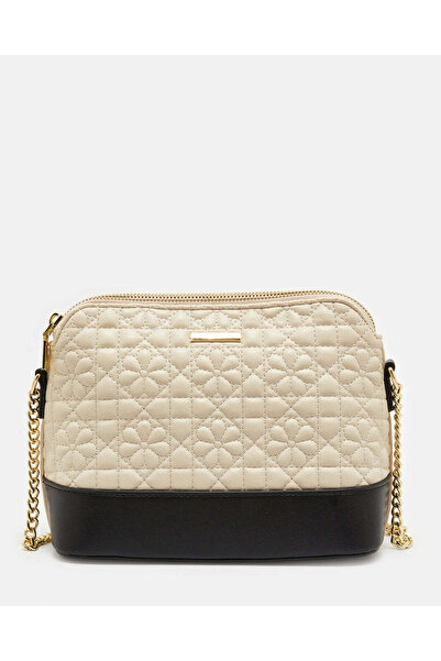 REDTAG Women Beige And Black Cross Body Bag