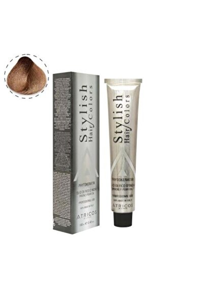 atricos Milano صبغة شعر أتريكوس AT 339 - 7.08 - 100 مل (بني رمادي فاتح غير لامع)