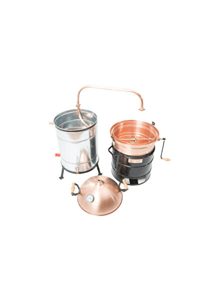 Destilatori Tuica Boiler 35 Liters, Mixer, Firebox for Gas Burner