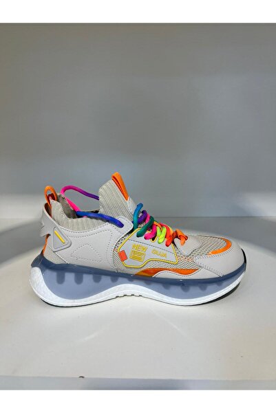 Guja 25Y433-7 Renkli Bağcıklı Kadın Sneaker Ayakkabı