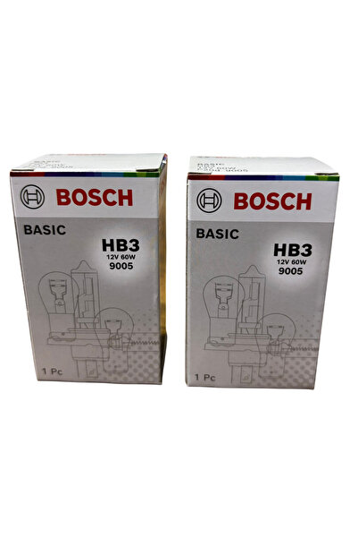 Bosch 9005 HB3 Ampul 12v 60W (1987 302 807) 2 Adet Fiyatı