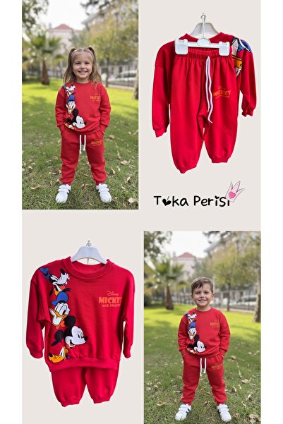 Toka Perisi Red Mickey Unisex Suit Two Threads