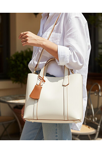 REDTAG Women Beige Plain Tote Bag