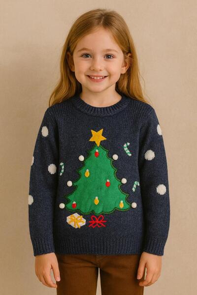 GMG Baby Girl's Christmas Sweater