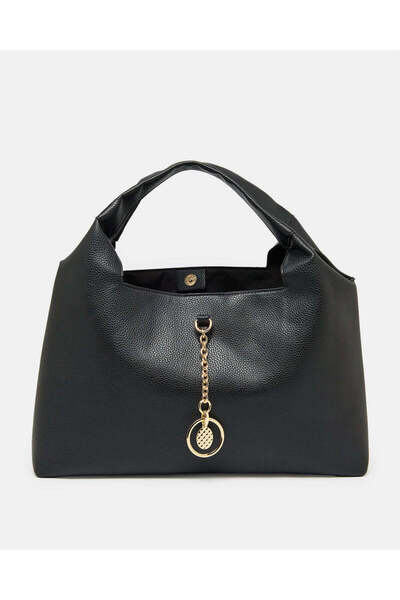 REDTAG حقيبة نسائية سوداء مزخرفة