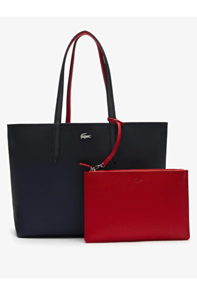 Generic Women's Double-Sided Double-Color Large Capacity Handbag - Shoulder Bag(Black and Red)