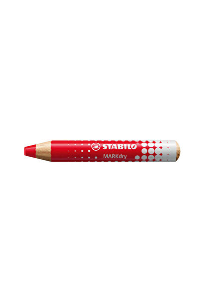 Stabilo MARKdry pencils for whiteboard, 4 colors, with sharpener and cloth