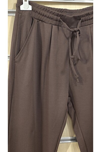 trendbysena Women's Pants Steel Knitted Elastic Waistband