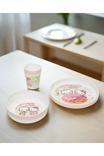 REDTAG Pink Hello Kitty Breakfast Set (3 Piece)