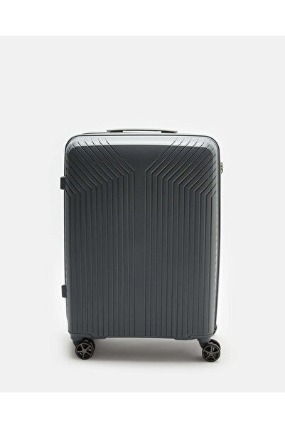 REDTAG عربة أمتعة رمادية مزخرفة (24 بوصة)