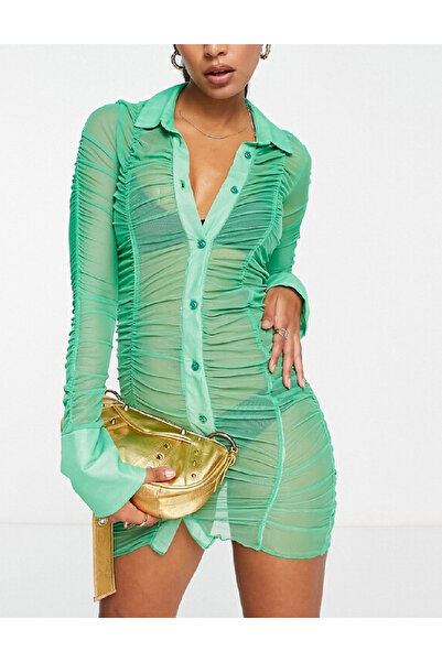 ASYOU Short dress, Green