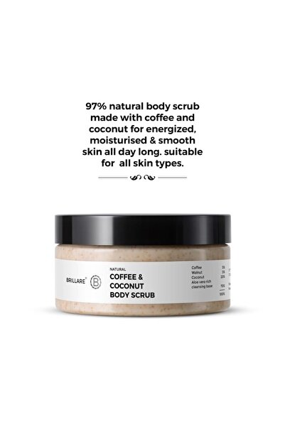 BRILLARE Brillaire Coffee & Coconut Body Scrub 200 Gm