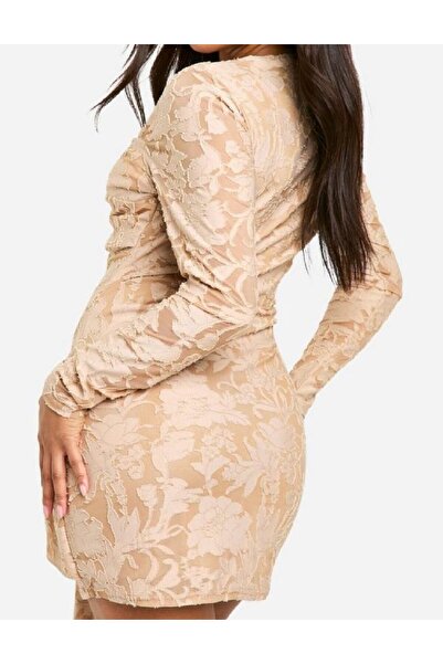 BOOHOO Short dress, Brown