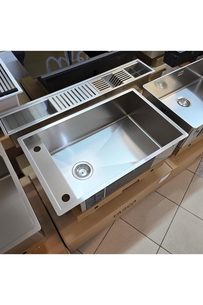 CookingAid Chiuvetă de bucătărie TASCA PHANTOM SIDE PA60 INVISIBLE din oțel inoxidabil, 720 x 440 x 200 mm