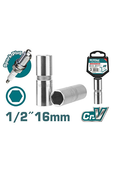 TOTAL Spark plug wrench - 16mm INDUSTRIAL