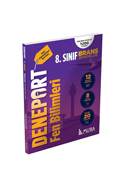 Muba Yayınları 8. Sınıf Deneport Fen Bilimleri Branş Denemesi