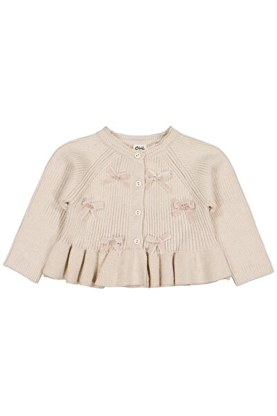 Civil Baby سترة بفيونكة للأطفال من 6 إلى 18 شهرًا - بيج للأطفال من 18 إلى 24 ...