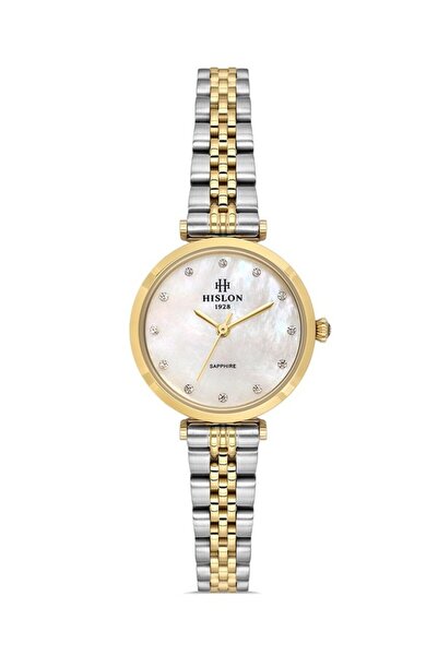 Hislon QL143T-09SG ALTIN KAPLAMA KADIN KOL SAATİ