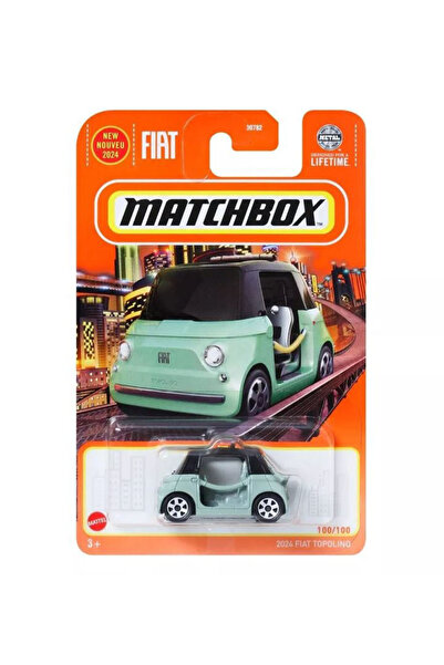 HOT WHEELS Matchbox 2024 Fiat Topolino - Yeşil (1/64) Yurt Dışı Uzun Kartonet