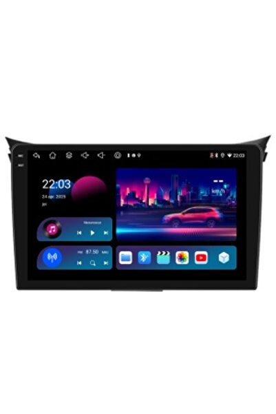 Piloton Dedicated Navigation for Hyundai i30 (2011-2017) 9" 4GB RAM 64GB Octa-Core