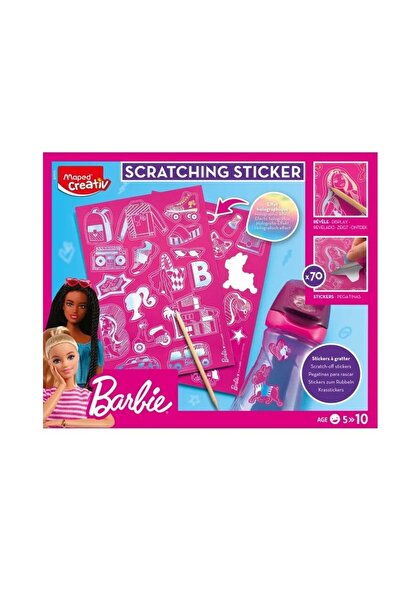 Maped Set Barbie Scratch Stickers