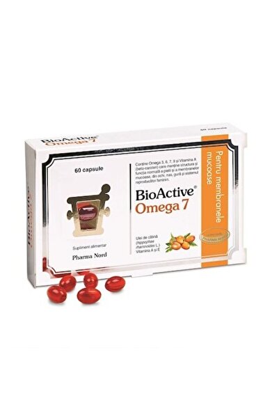 Pharma Nord Supplement for mucous membranes BioActive Omega 7, 60 capsules,