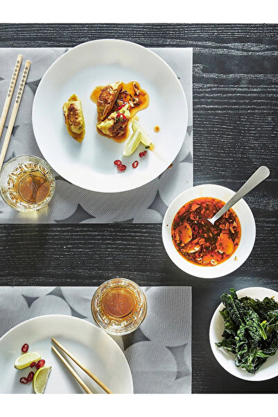 IKEA 48 Parça 12 Kişilik Oftast Yemek Takımı.(SERVİS-YEMEK-ÇORBA-PASTA)