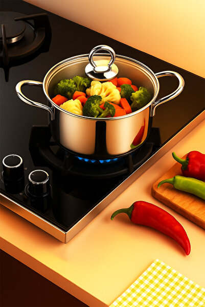 Steel & More Ferona Stainless Steel Mini Pot - 16 cm