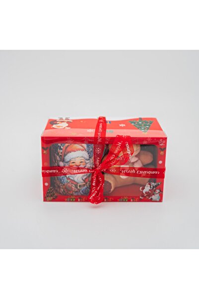 Moon House Christmas Gift Set - Teddy Bear Keychain and Mug, 350 ml