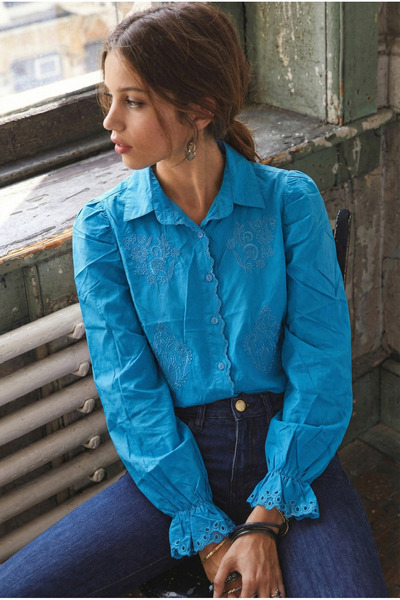 FEMELLE Women's Blue Princess Shirt